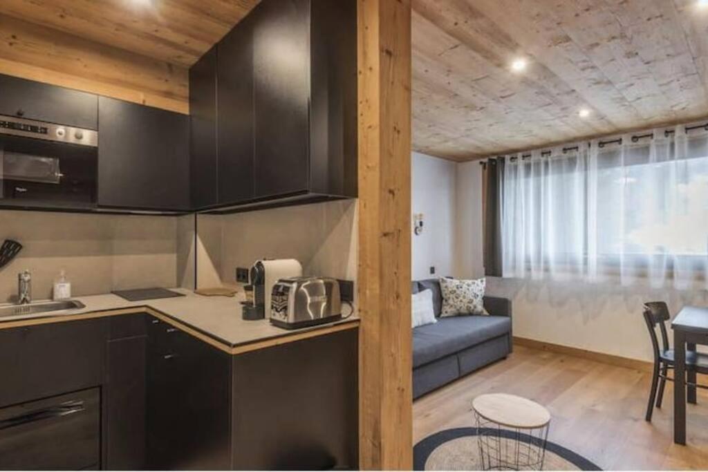 Charmant T2 Megeve, 10 Min A Pied Du Centre Exterior photo